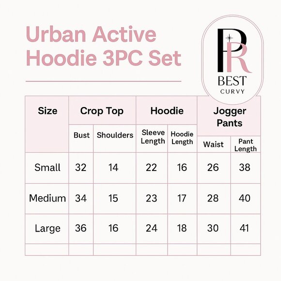 Urban Active Hoodie 3PC Set - Picture 16 of 16